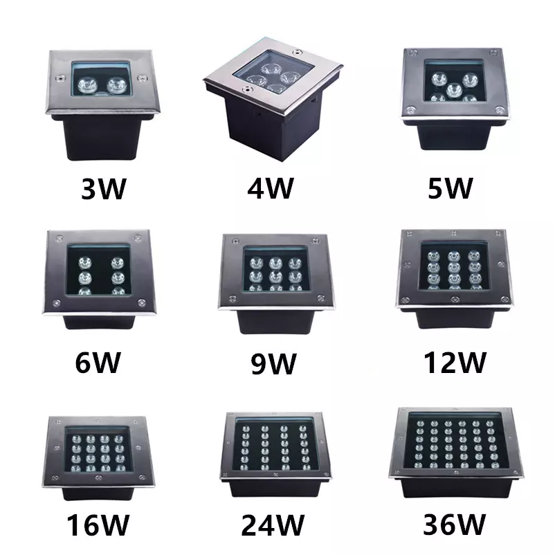 16W Square Led Underground Light