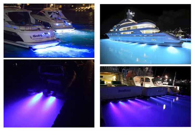 Bronze Housing RGBW LED Underwater Boat Light