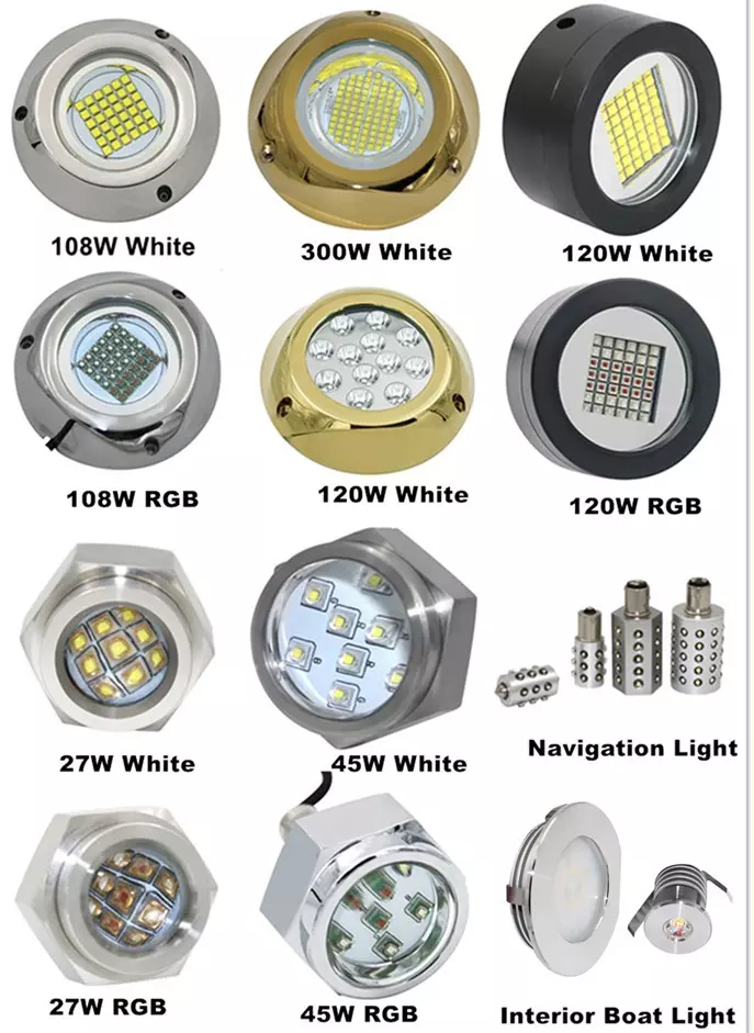 120W RGB Led Boat Light